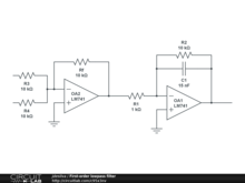 First-order lowpass filter