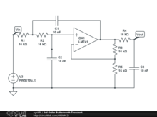 3rd Order Butterworth Transient