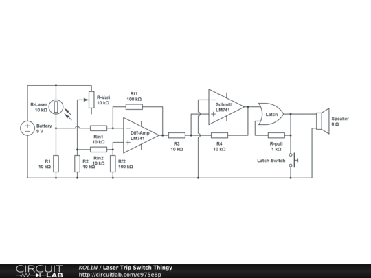 Laser Trip Switch Thingy - CircuitLab