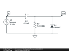 Circuit pentru fixarea nivelului:2:R7,C2