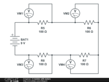 4 resistor with meters