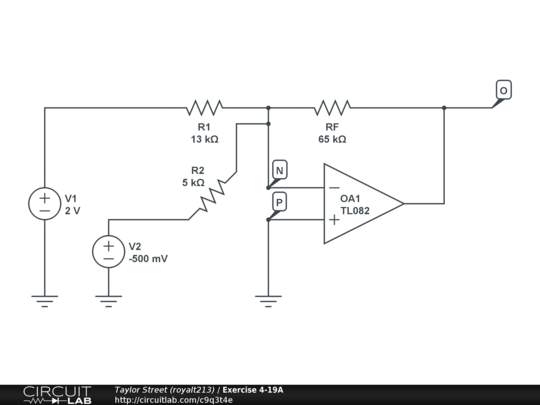 Exercise 4-19A - CircuitLab