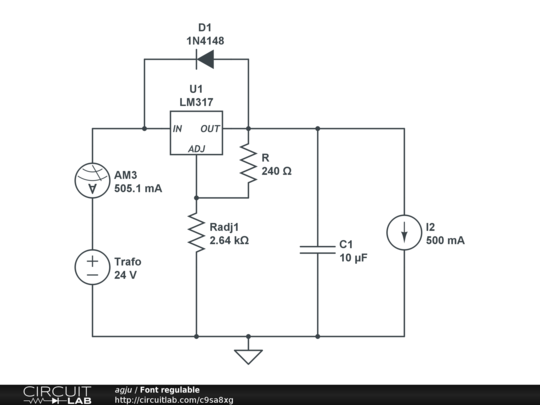 Font regulable - CircuitLab