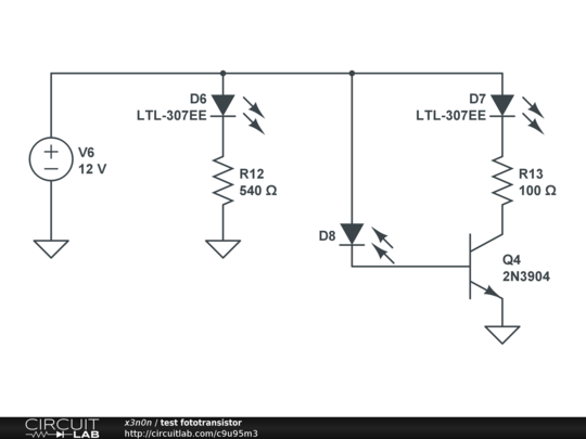 test fototransistor - CircuitLab