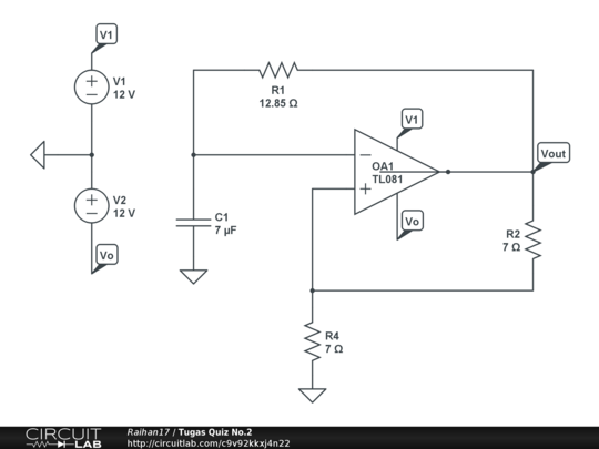 Tugas Quiz No.2 - CircuitLab