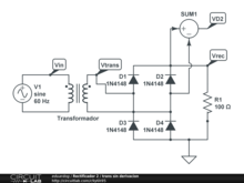 Rectificador 2 / trans sin derivacion