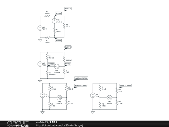 LAB 2 - CircuitLab