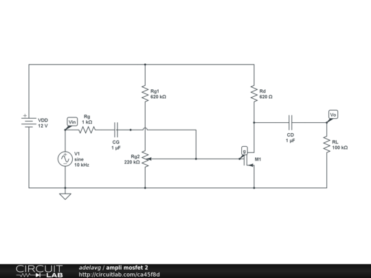 ampli mosfet 2 - CircuitLab