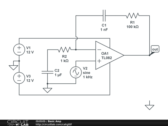 Basic Amp - CircuitLab