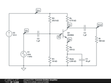 Common Emitter Amplifier