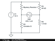 Lab 2: Bridge Circuit 2