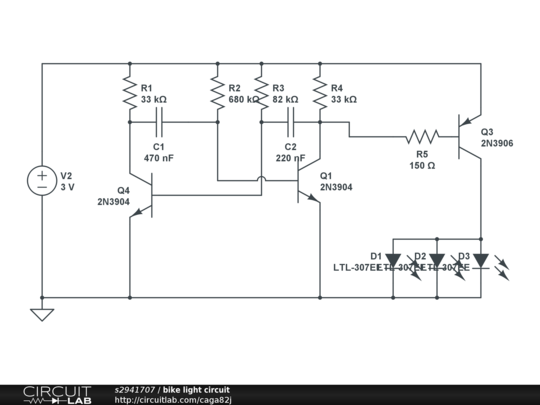 bike light circuit - CircuitLab