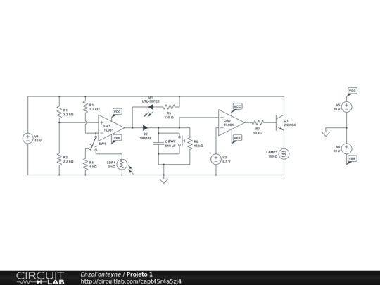 Projeto 1 - CircuitLab