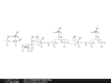 Comparator light delay