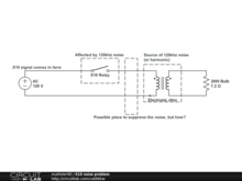 X10 noise problem