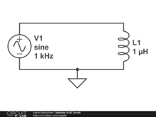 Inductor in AC circuit