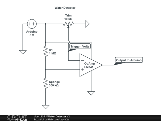 Underground Water Detector Circuit Diagram