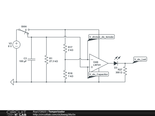 Temporizador - CircuitLab