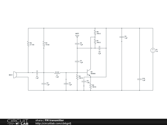 FM transmitter - CircuitLab