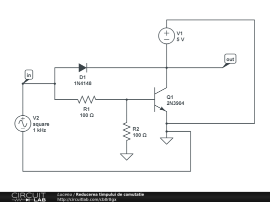 Reducerea timpului de comutatie - CircuitLab