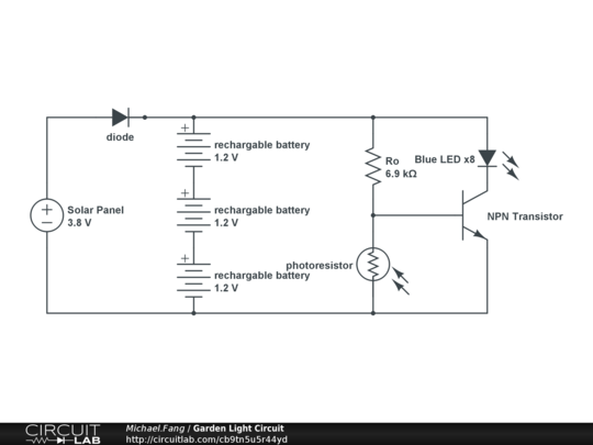 Garden Light Circuit - CircuitLab