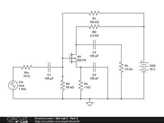 Sim Lab 2 - Part 2 - CircuitLab