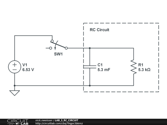 Lab 3 Rc Circuit - Circuitlab