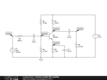 common emitter BJT amplifier