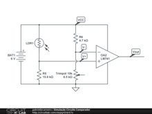 Simulação Circuito Comparador