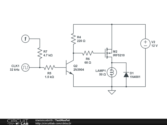 Testmosfet - Circuitlab