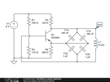 Oscillatore a ponte capacitivo