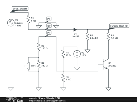 Power Wheels J1772 - CircuitLab