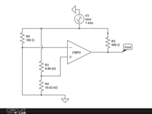 Chapter 8, Positive Feedback in Op Amps, The comparator and Schmitt trigger, no positive feedback