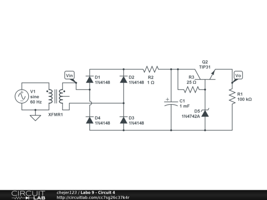 Labo 9 - Circuit 4 - CircuitLab