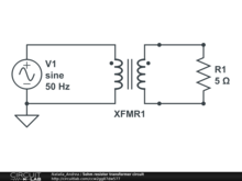 5ohm resistor transformer circuit