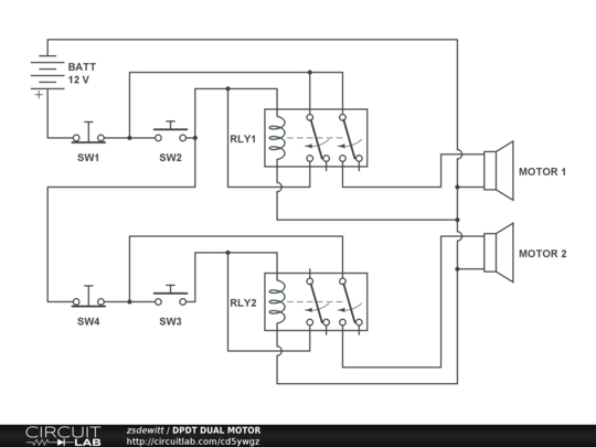 DPDT DUAL MOTOR - CircuitLab