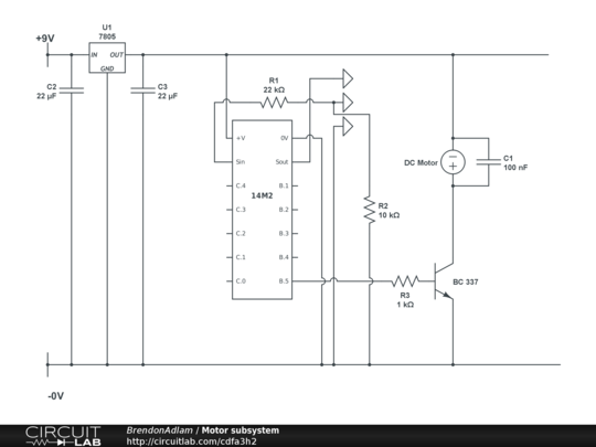 Motor subsystem - CircuitLab