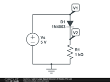 Lab 3: Large Signal Behavior of Diodes: Pre-Lab