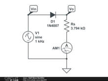 Half Wave Rectifier