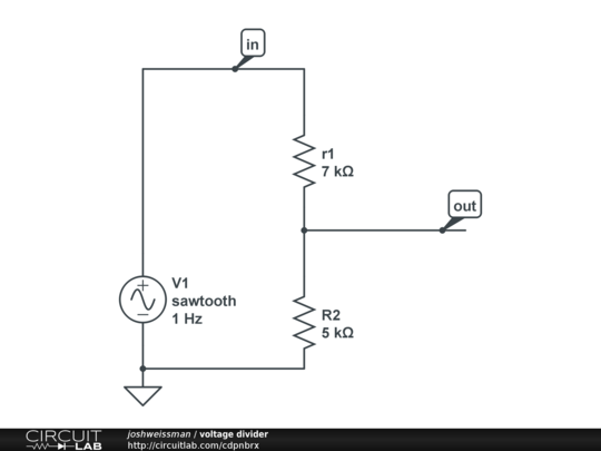 voltage divider - CircuitLab