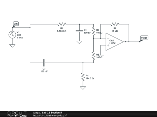 Lab 12 Section 5 - CircuitLab