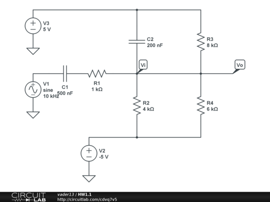 HW1.1 - CircuitLab