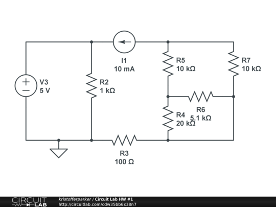 Circuit Lab HW #1 - CircuitLab