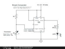 555 Comparator No Hysteresis