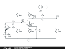 common emitter amplifier