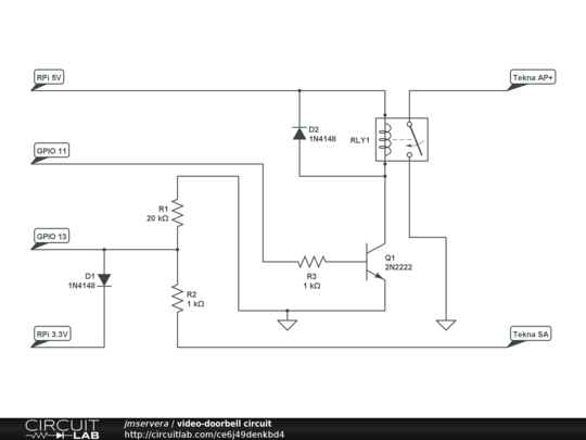 video-doorbell circuit - CircuitLab
