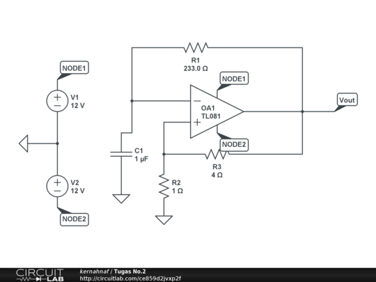 Tugas No.2 - CircuitLab