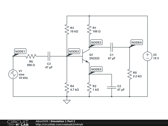 Simulation 1 Part 2 - CircuitLab