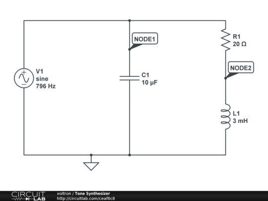 Tone Synthesizer - CircuitLab