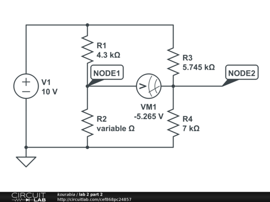 lab 2 part 2 - CircuitLab